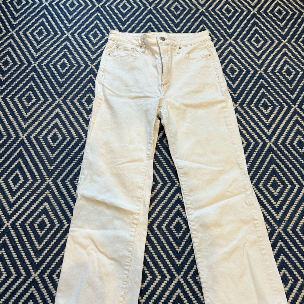 Joe's Jeans Cream Flare & Wide Leg Jeans